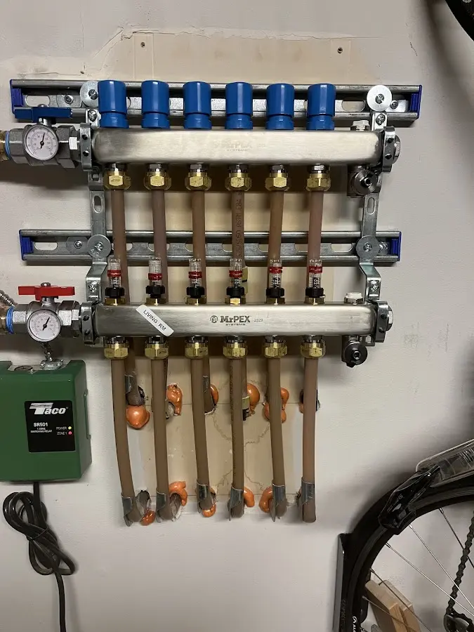 Plumber performing Leak Detection at a residential property in Mims